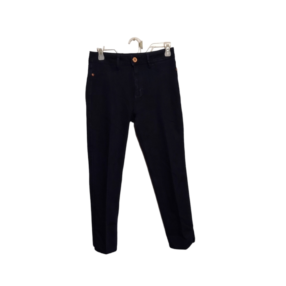 Y2K 2000s High Rise  DL1961Jeans 27 Blue Bardot Crop Flat Iron Skinny Capri